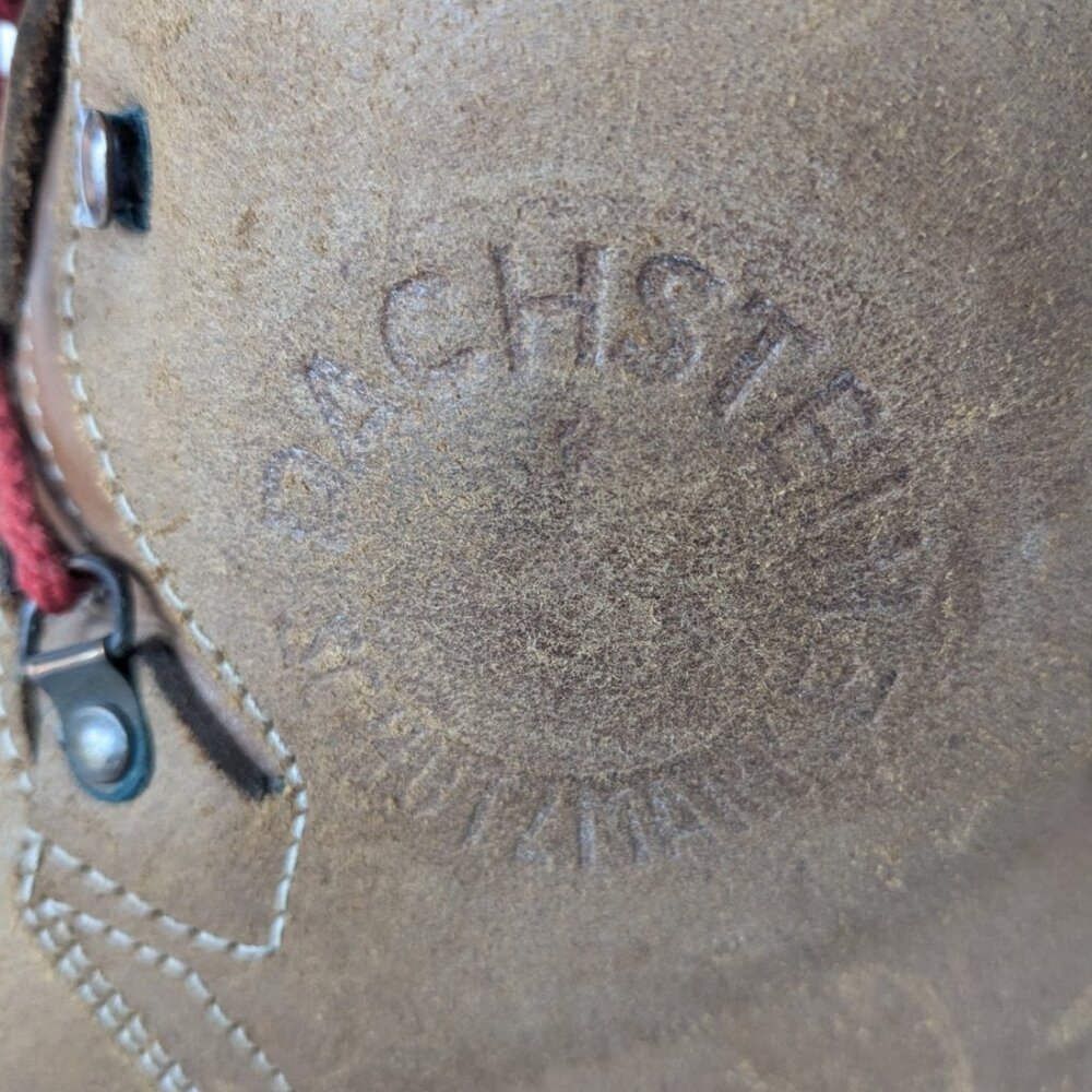 Vintage Dachstein Austria Hiking Boots EU 42 US 9 Vibram Italy Resoled w/ Liners - Picture 5 of 16